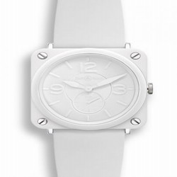 Bell & Ross BR S White Ceramic Phantom BRSWHCPHSRB