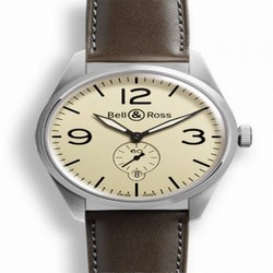 Bell & Ross BR 123 Original Beige BRV123BEISTSCA