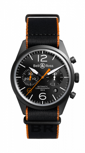 Bell & Ross BR 126 Carbon Orange Chronograph BRV126-O-CA