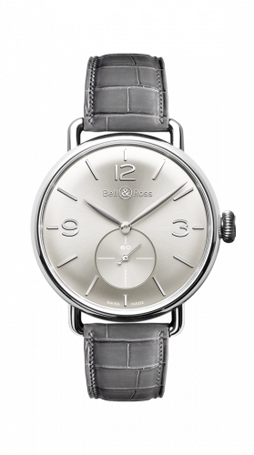 Bell & Ross WW1 Argentium Silver BRWW1-ME-AG-SI/SCR