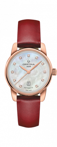 Certina DS Podium Automatic 29 Rose Gold PVD / MOP / Strap C001.007.36.116.02