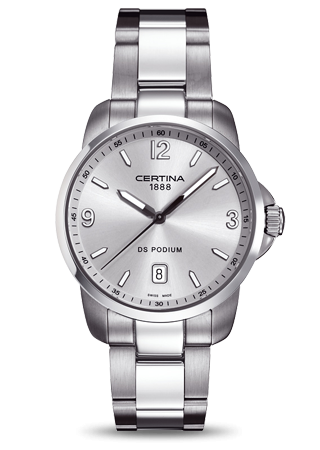 Certina DS Podium 3 Hands Silver C0014101103700