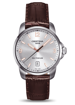 Certina DS Podium 3 Hands Silver C0014101603701