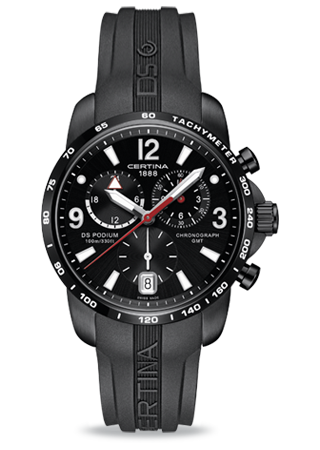 Certina DS Podium Big Size Chrono GMT PVD C0016391705700