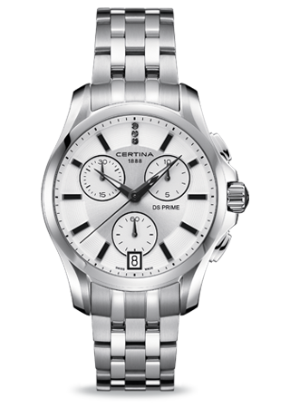 Certina DS Prime Chronograph Silver C0042171103600
