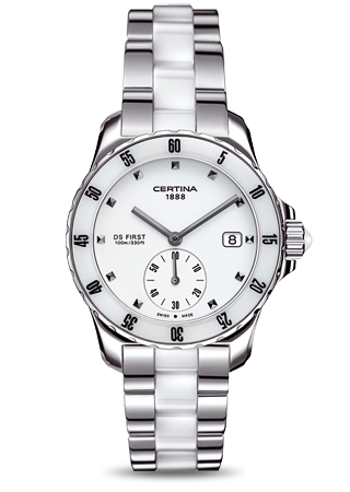 Certina DS First Lady Ceramic White Bracelet C0142351101101