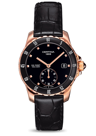 Certina DS First Lady Ceramic Rose Black C0142353605100