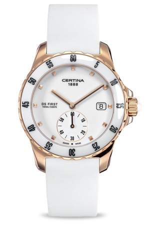 Certina DS First Lady Ceramic Rose C0142353701100
