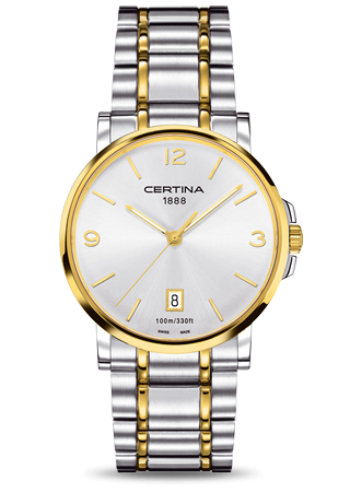 Certina DS Caimano Two Tone Silver C0174102203700