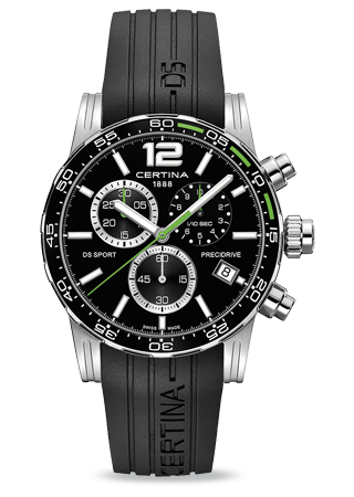 Certina DS Sport Chrono Green Rubber C0274171705701