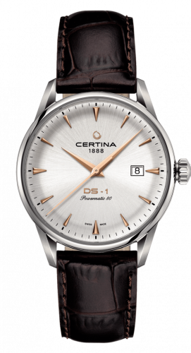 Certina DS-1 Powermatic 80 40 Stainless Steel / Silver / Strap C029.807.16.031.01