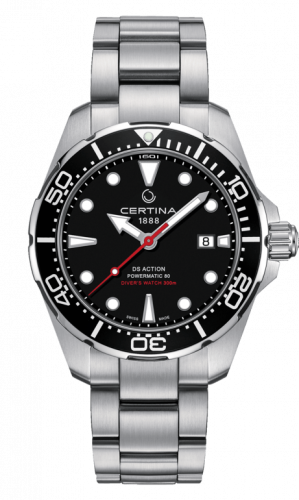 Certina DS Action Diver Powermatic 80 Stainless Steel / Black / Bracelet C032.407.11.051.00