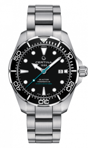 Certina DS Action Diver Powermatic 80 Stainless Steel / Black / Bracelet / Sea Turtle Conservancy C032.407.11.051.10