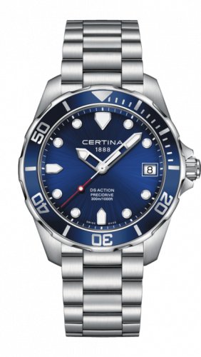 Certina DS Action Diver PreciDrive Stainless Steel / Blue / Bracelet C032.410.11.041.00