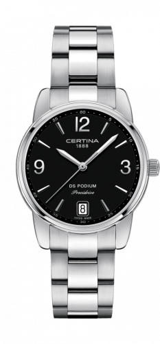 Certina DS Podium 33 Stainless Steel / Black / Bracelet C034.210.11.057.00