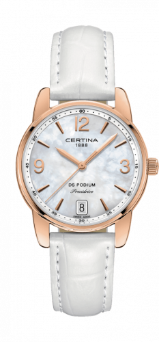 Certina DS Podium 33 Rose Gold PVD / MOP / Strap C034.210.36.117.00
