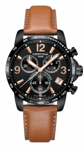 Certina DS Podium Chrono 1/10 PVD / Black / Strap C034.417.36.057.00