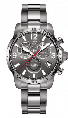 Certina DS Podium Chronograph GMT Titanium / Grey C034.654.44.087.00
