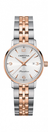 Certina DS Caimano Lady Two Tone / Silver / Bracelet C035.210.22.037.01