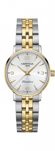Certina DS Caimano Lady Two Tone / Silver / Bracelet C035.210.22.037.02