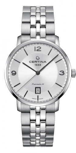 Certina DS Caimano Powermatic 80 Stainless Steel / Silver / Bracelet C035.407.11.037.00