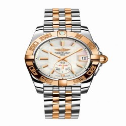 Breitling Galactic 36 Automatic Stainless Steel / Rose Gold / Pearl / Bracelet C37330121A1C1