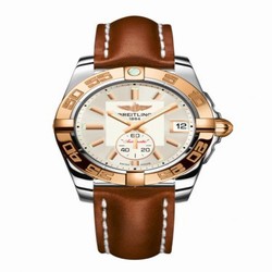 Breitling Galactic 36 Automatic Stainless Steel / Rose Gold / Stratus Silver / Calf C3733012/G714/412X/A16BA.1