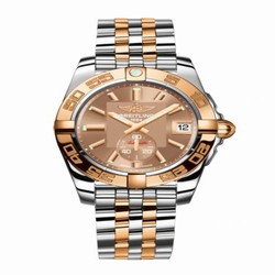 Breitling Galactic 36 Automatic Stainless Steel / Rose Gold / Copperhead Bronze / Bracelet C3733012/Q584/376C