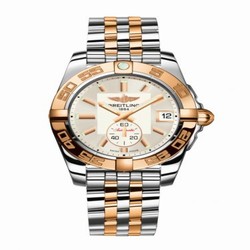 Breitling Galactic 36 Automatic Stainless Steel / Rose Gold / Stratus Silver / Bracelet C3733012/G714/376C