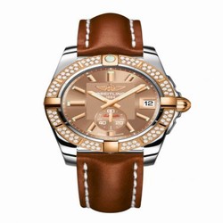 Breitling Galactic 36 Automatic Stainless Steel / Rose Gold / Diamond / Copperhead Bronze / Calf C3733053.Q584.412X