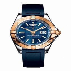 Breitling Galactic 41 Stainless Steel / Rose Gold / Metallica Blue / Rubber C49350L2.C810.138S