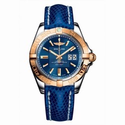 Breitling Galactic 41 Stainless Steel / Rose Gold / Metallica Blue / Teju C49350L2.C810.143Z