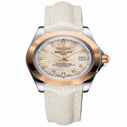 Breitling Galactic 32 Sleek Edition Stainless Steel / Rose Gold / Pearl / Sahara C7133012/A802/235X/A14BA.1