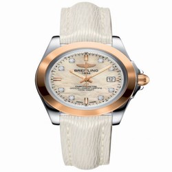 Breitling Galactic 32 Sleek Edition Stainless Steel / Rose Gold / Pearl Diamond / Sahara C7133012/A803/235X/A14BA.1