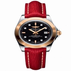 Breitling Galactic 32 Sleek Edition Stainless Steel / Rose Gold / Trophy Black Diamond / Sahara C7133012/BF64/209X/A14BA.1