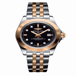 Breitling Galactic 32 Sleek Edition Stainless Steel / Rose Gold / Trophy Black Diamond / Bracelet C7133012/BF64/792C