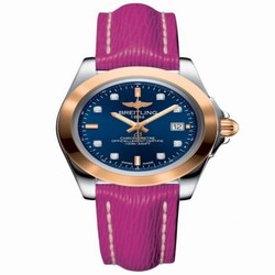 Breitling Galactic 32 Sleek Edition Stainless Steel / Rose Gold / Horizon Blue Diamond / Sahara C7133012/C967/241X/A14BA.1
