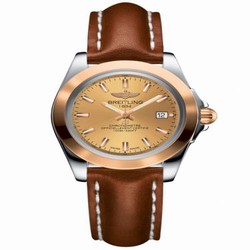 Breitling Galactic 32 Sleek Edition Stainless Steel / Rose Gold / Golden Sun / Calf C7133012/H549/406X/A14BA.1