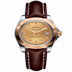 Breitling Galactic 32 Sleek Edition Stainless Steel / Rose Gold / Golden Sun / Calf C7133012/H549/410X/A14BA.1
