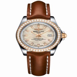 Breitling Galactic 32 Sleek Edition Stainless Steel / Rose Gold / Diamond / Pearl / Calf C7133053/A802/406X/A14BA.1