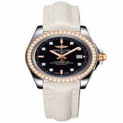 Breitling Galactic 32 Sleek Edition Stainless Steel / Rose Gold / Diamond / Trophy Black Diamond / Sahara C7133053/BF64/235X/A14BA.1