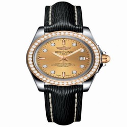 Breitling Galactic 32 Sleek Edition Stainless Steel / Rose Gold / Diamond / Golden Sun Diamond / Sahara C7133053/H550/208X/A14BA.1