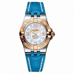 Breitling Galactic 30 Gold Bezel / MOP / Teju C71340L2A681169Z