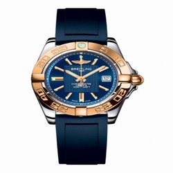 Breitling Galactic 32 Stainless Steel / Rose Gold / Metallica Blue / Rubber C71356L2.C813.141S