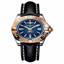 Breitling Galactic 32 Stainless Steel / Rose Gold / Metallica Blue / Calf C71356L2.C813.408X