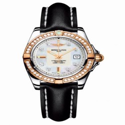 Breitling Galactic 32 Stainless Steel / Rose Gold / Diamond / Pearl Diamond / Calf C71356LA.A712.408X