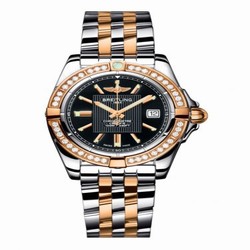 Breitling Galactic 32 Stainless Steel / Rose Gold / Diamond / Trophy Black / Bracelet C71356LA.BA12.367C