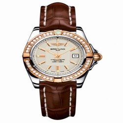 Breitling Galactic 32 Stainless Steel / Rose Gold / Diamond / Sierra Silver / Croco C71356LA.G704.778P
