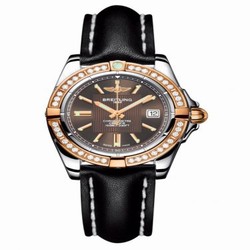 Breitling Galactic 32 Stainless Steel / Rose Gold / Diamond / Solar Bronze / Calf C71356LA.Q581.408X