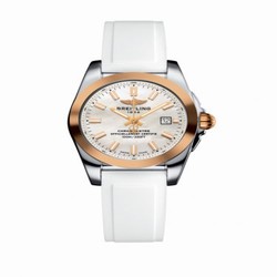 Breitling Galactic 29 Stainless Steel / Rose Gold / Pearl / Rubber C7234812/A791/249S/A12S.1